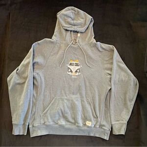 Pacific Creations Destin Florida VW Bus Graphic Hoodie Grey XXL